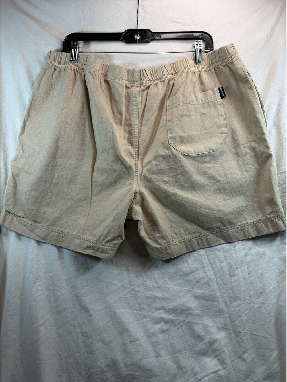 Chubbies Easy Short Mens XXL Khaki Tan Cotton Pull On Elastic Waist Shorts VGC - Picture 6 of 9
